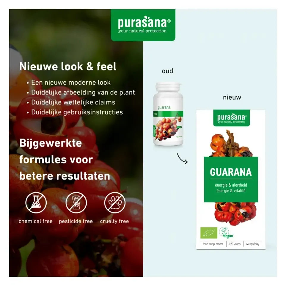Purasana Guarana 120 vcaps
