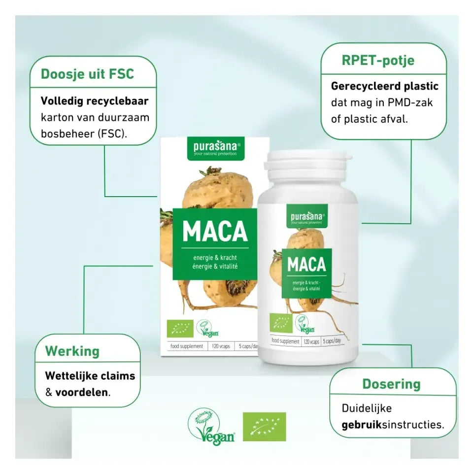 Purasana Maca 120 vcaps