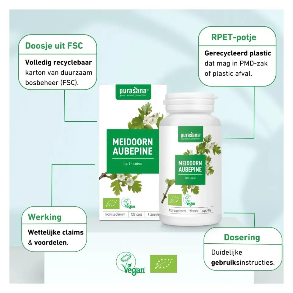 Purasana Meidoorn 120 vcaps