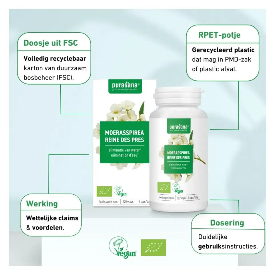 Purasana Moerasspirea 120 vcaps
