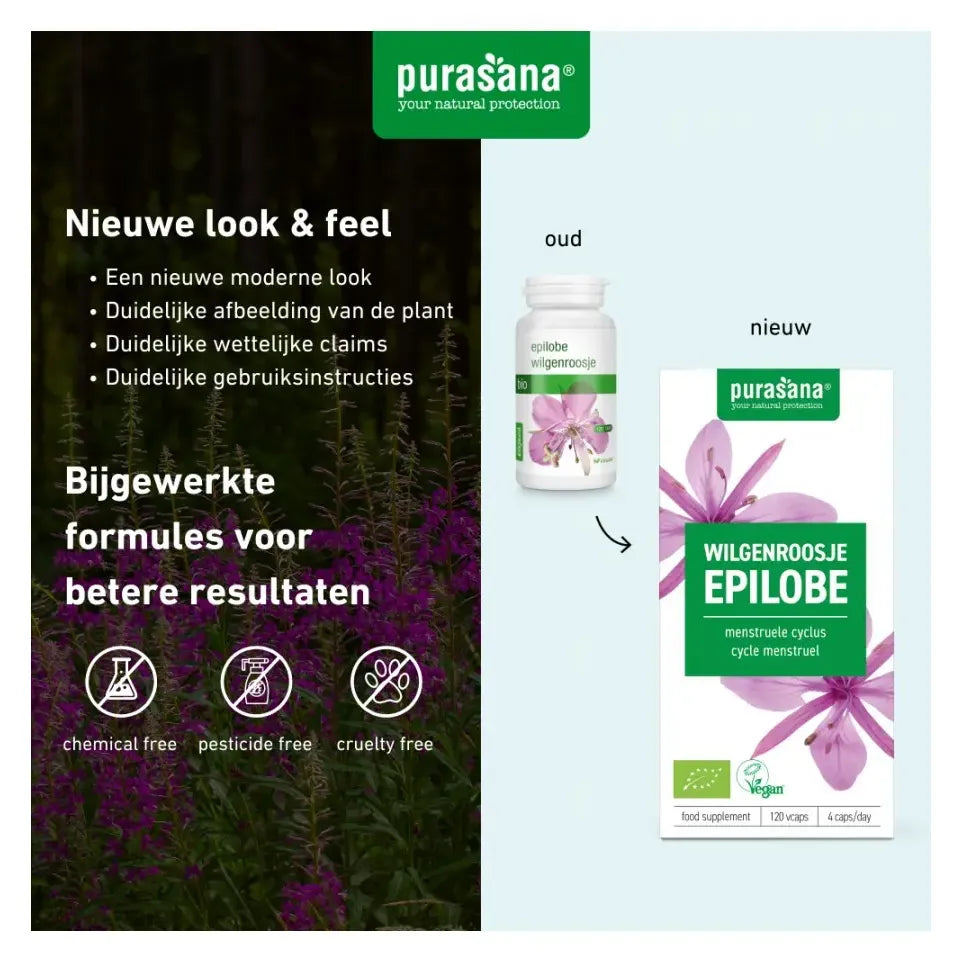 Purasana Wilgenroosje 120 vcaps