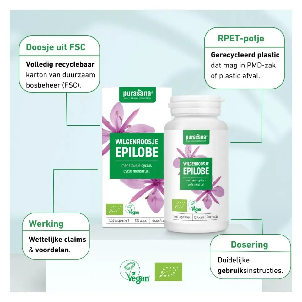 Purasana Wilgenroosje 120 vcaps