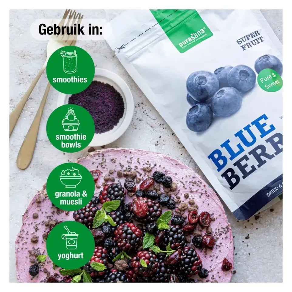 Purasana Blauwe bessen 150 gram