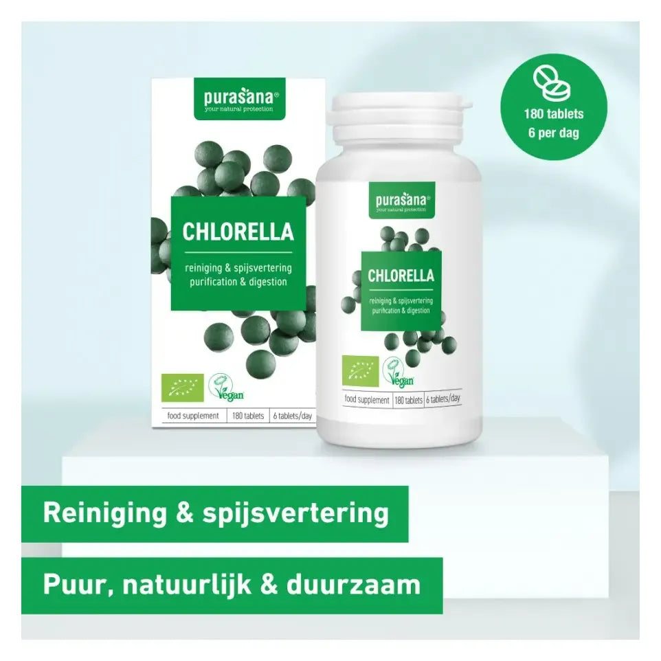 Purasana Chlorella 180 tabletten