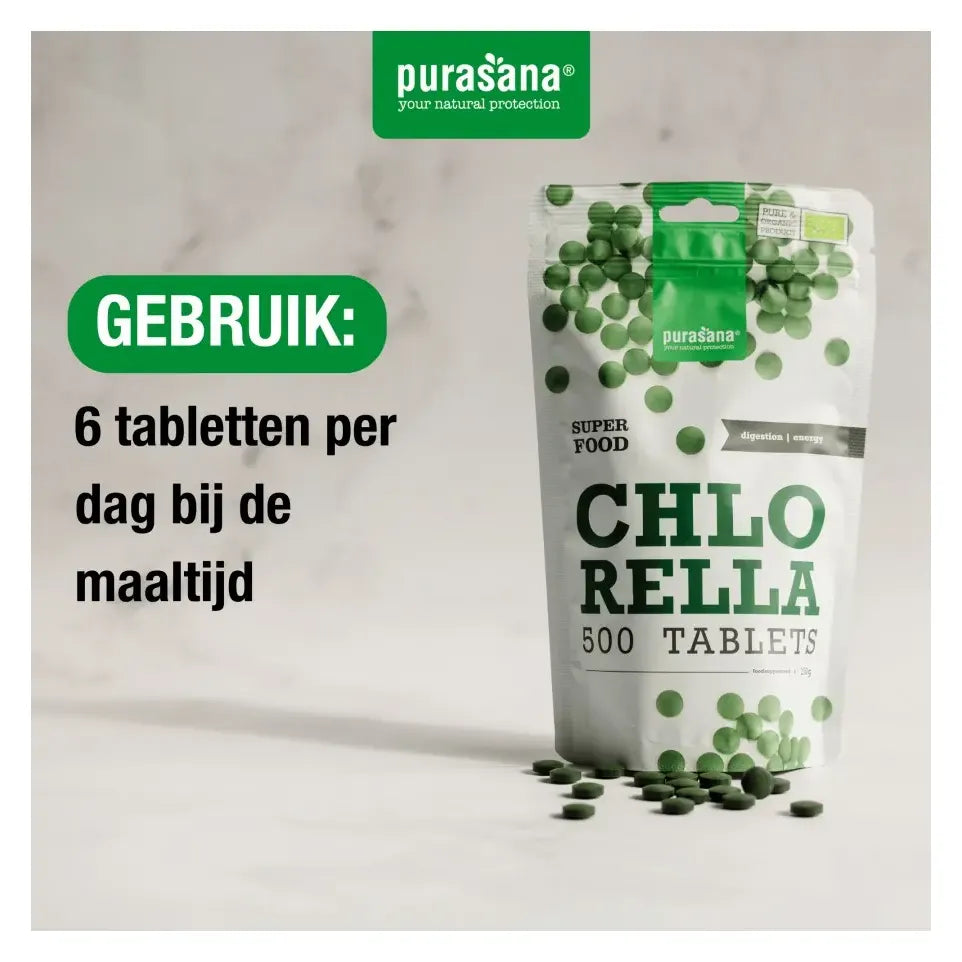 Purasana Chlorella bio 500 tabletten