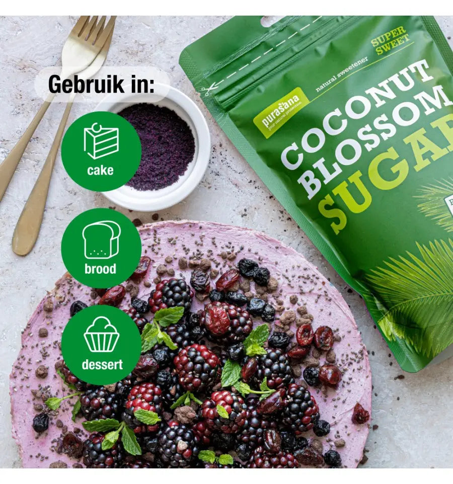 Purasana Kokosbloesemsuiker 300 gram (afbeelding 4)