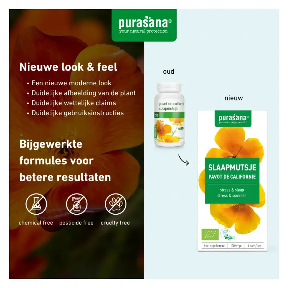 Purasana Slaapmutsje 120 vcaps