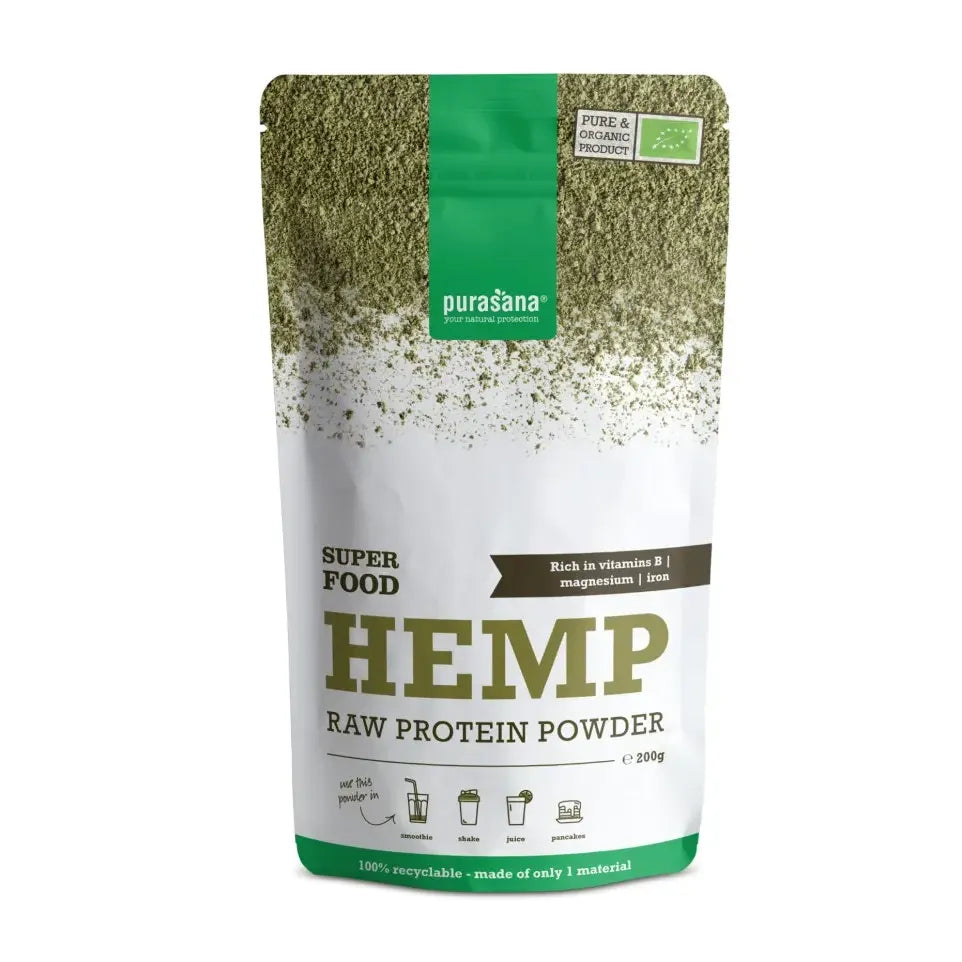 Purasana Hennep proteine poeder 200 gram