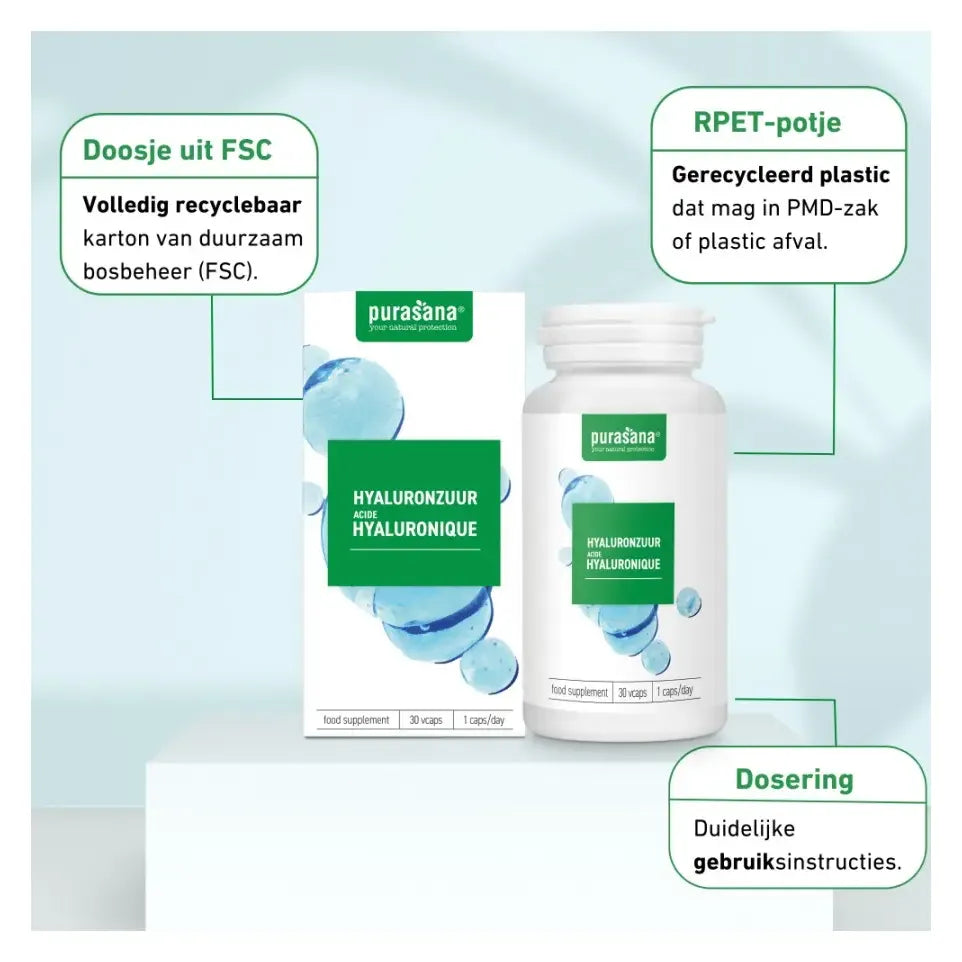 Purasana Hyaluronzuur 30 capsules