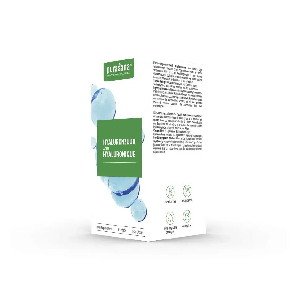 Purasana Hyaluronzuur 30 capsules
