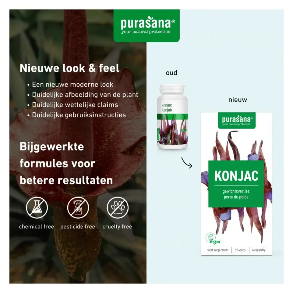 Purasana Konjac extract 530 mg 90 vcaps