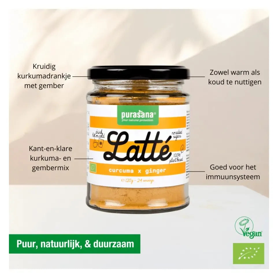 Purasana Curcuma gember latte 120 gram