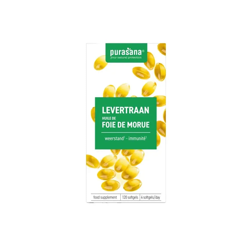 Purasana Levertraan 120 softgels