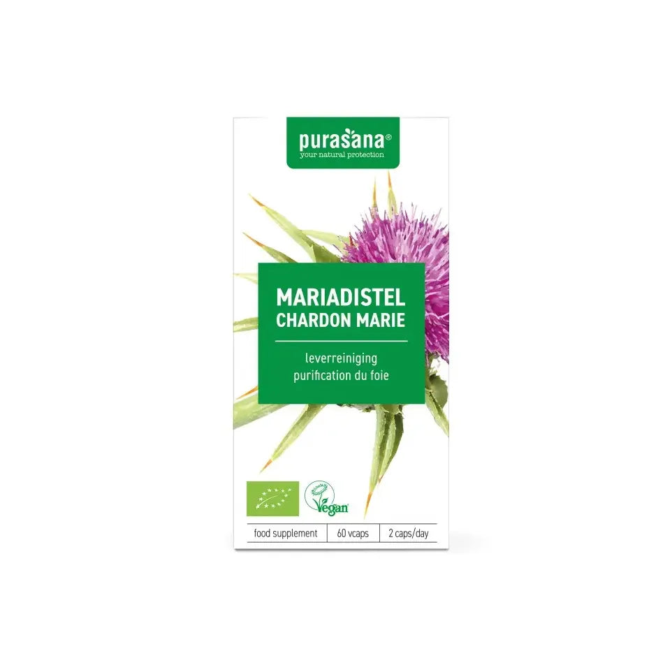 Purasana Mariadistel extract 60 mg 60 vcaps