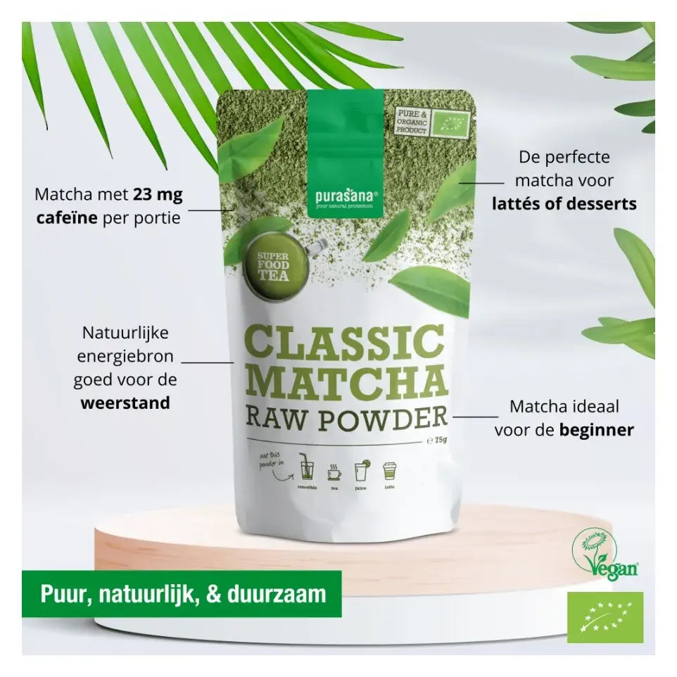 Purasana Matcha powder classic 75 gram
