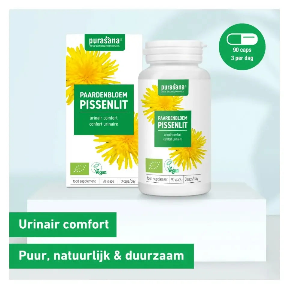 Purasana Paardenbloem extract 250 mg bio 90 vcaps