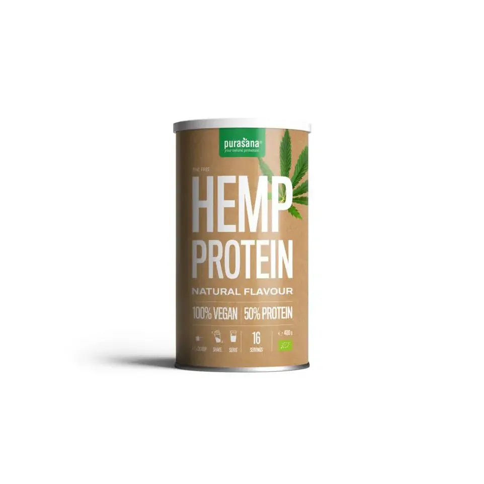 Purasana Vegan Protein hennep biologisch 400 gram