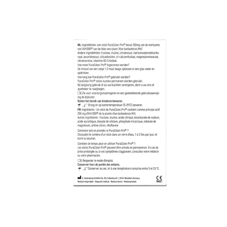 Purasana Puracolon pro prikkelbare darm syndroom 30 sachets