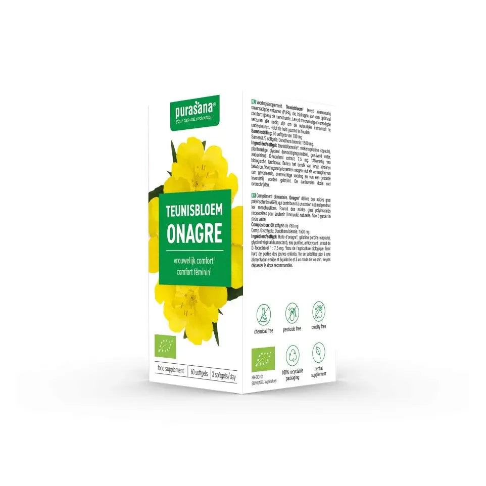 Purasana Teunisbloem 60 softgels