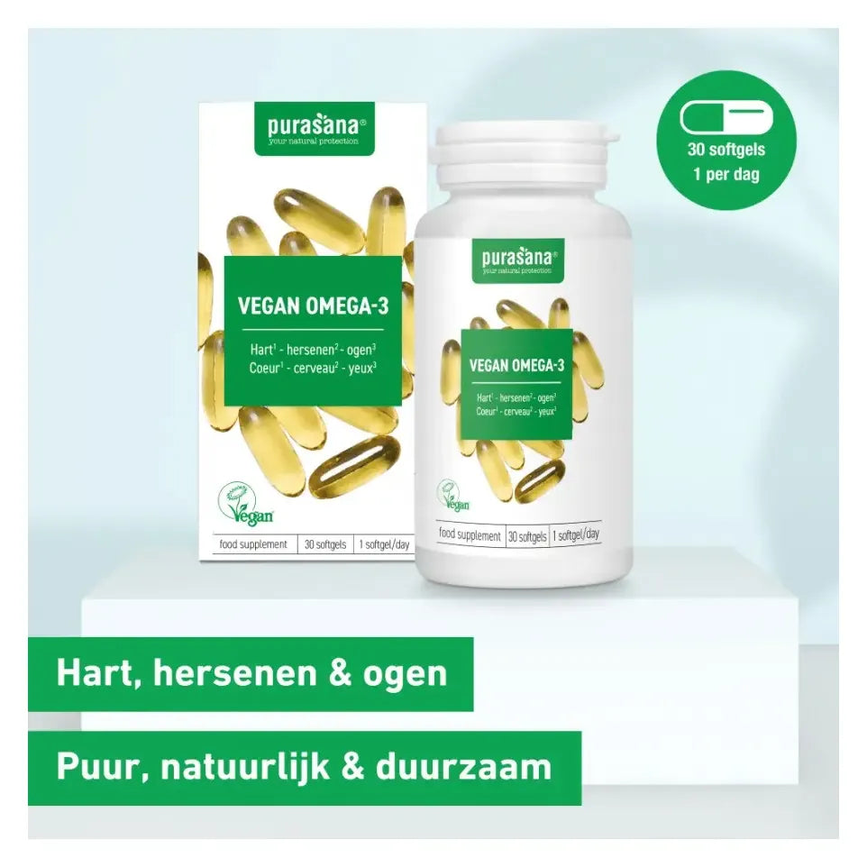 Purasana Vegan omega-3 1080 mg 30 softgels