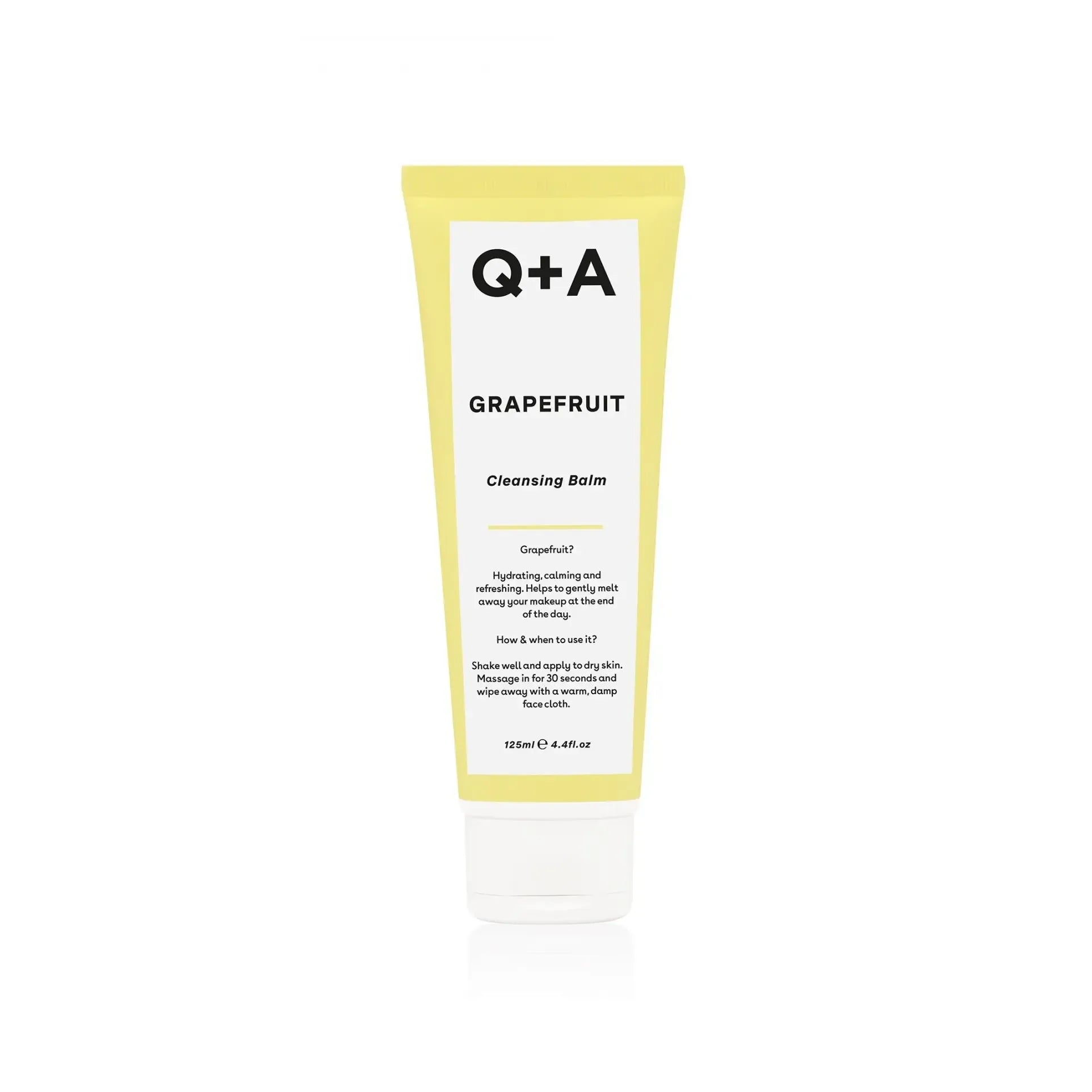 Q+A Grapefruit cleansing balm 125 gram