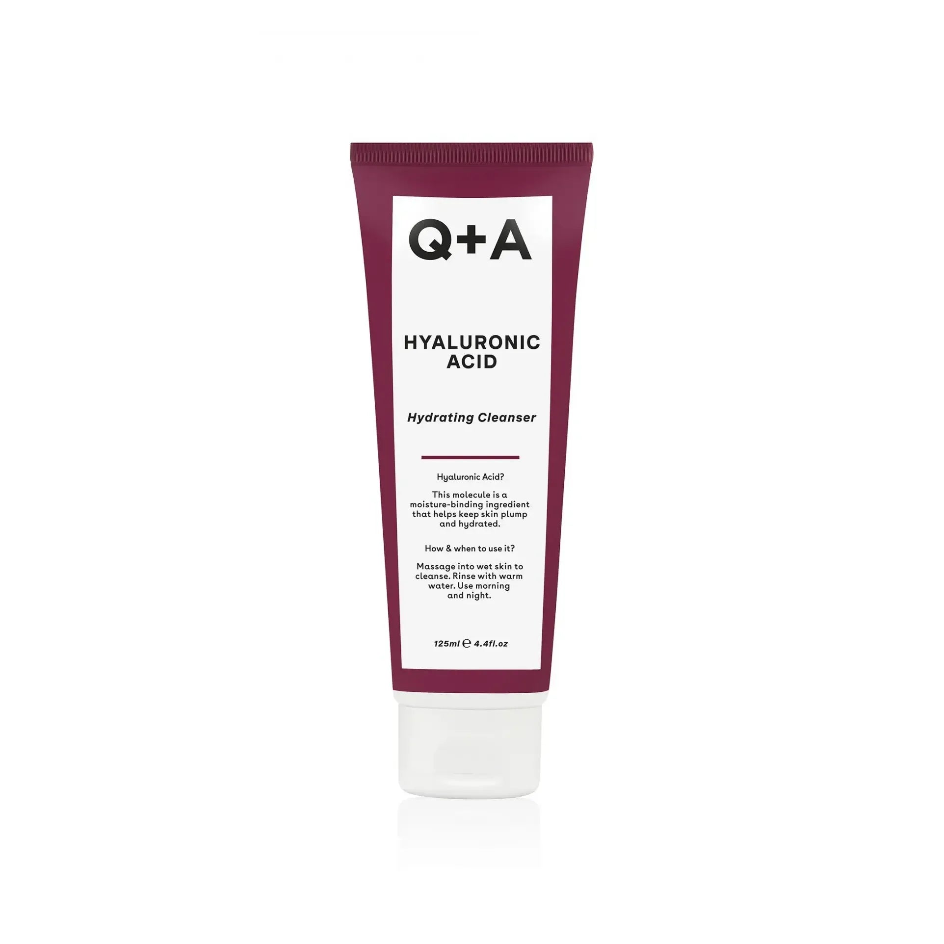 Q+A Hyaluronic acid cleansing gel 125 ml