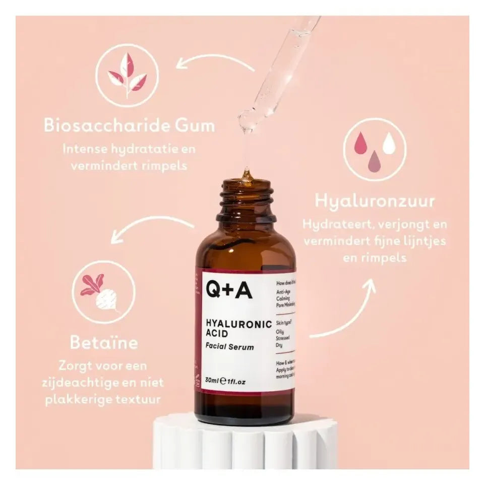 Q+A Hyaluronic acid facial serum 30 ml