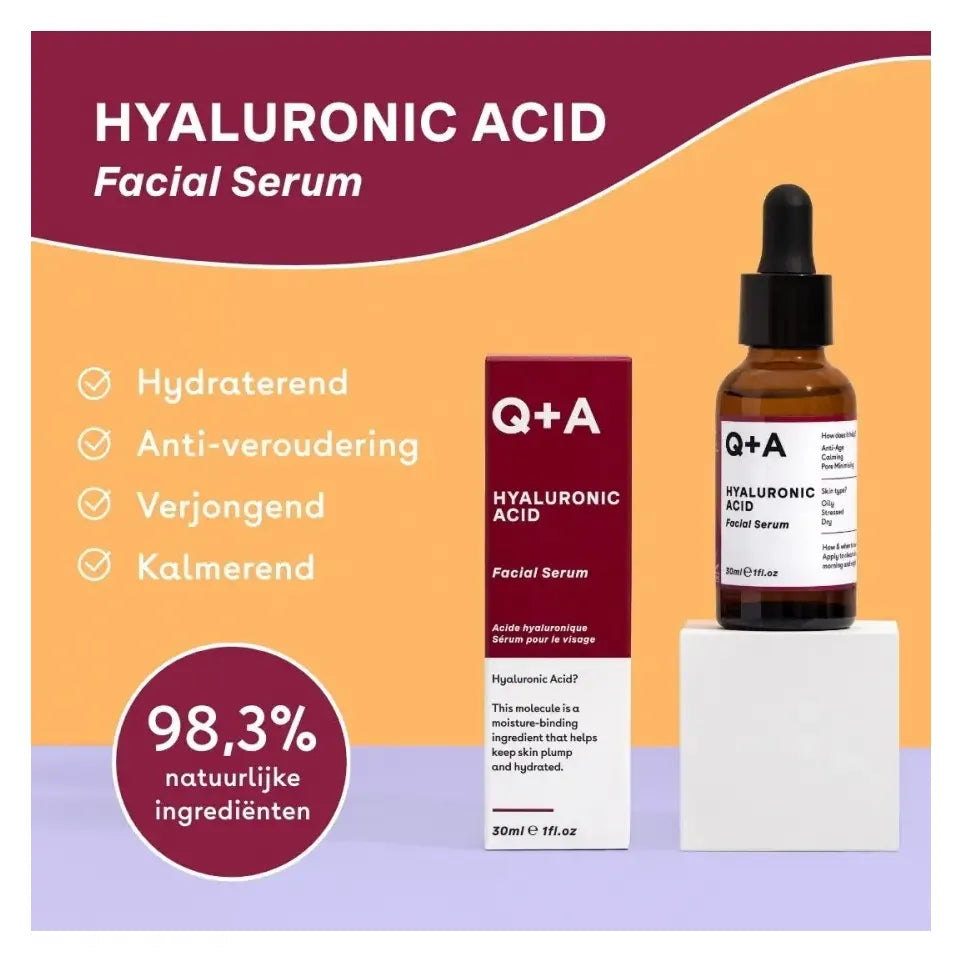 Q+A Hyaluronic acid facial serum 30 ml
