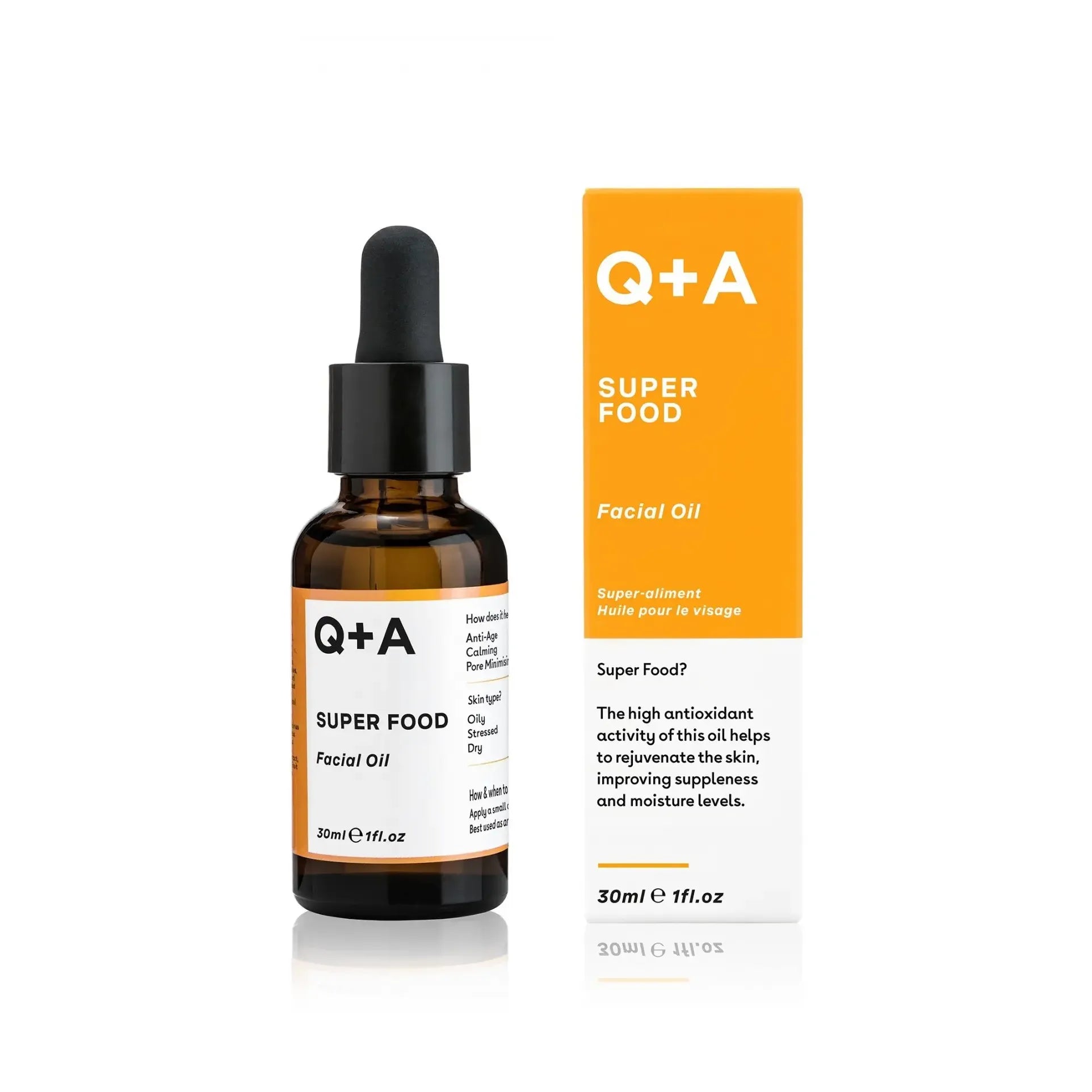 Q+A Superfood facial oil 30 ml