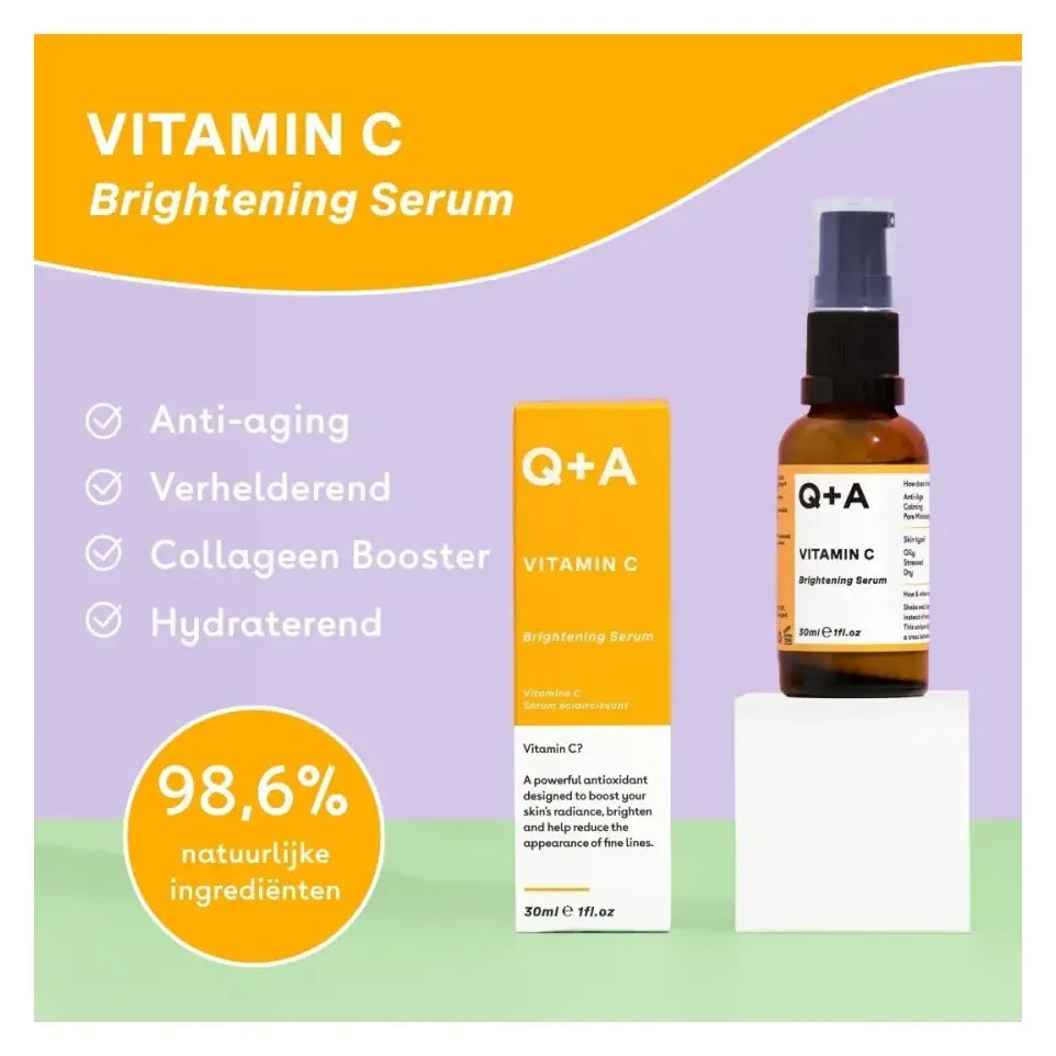Q+A Vitamine C brightening serum 30 ml