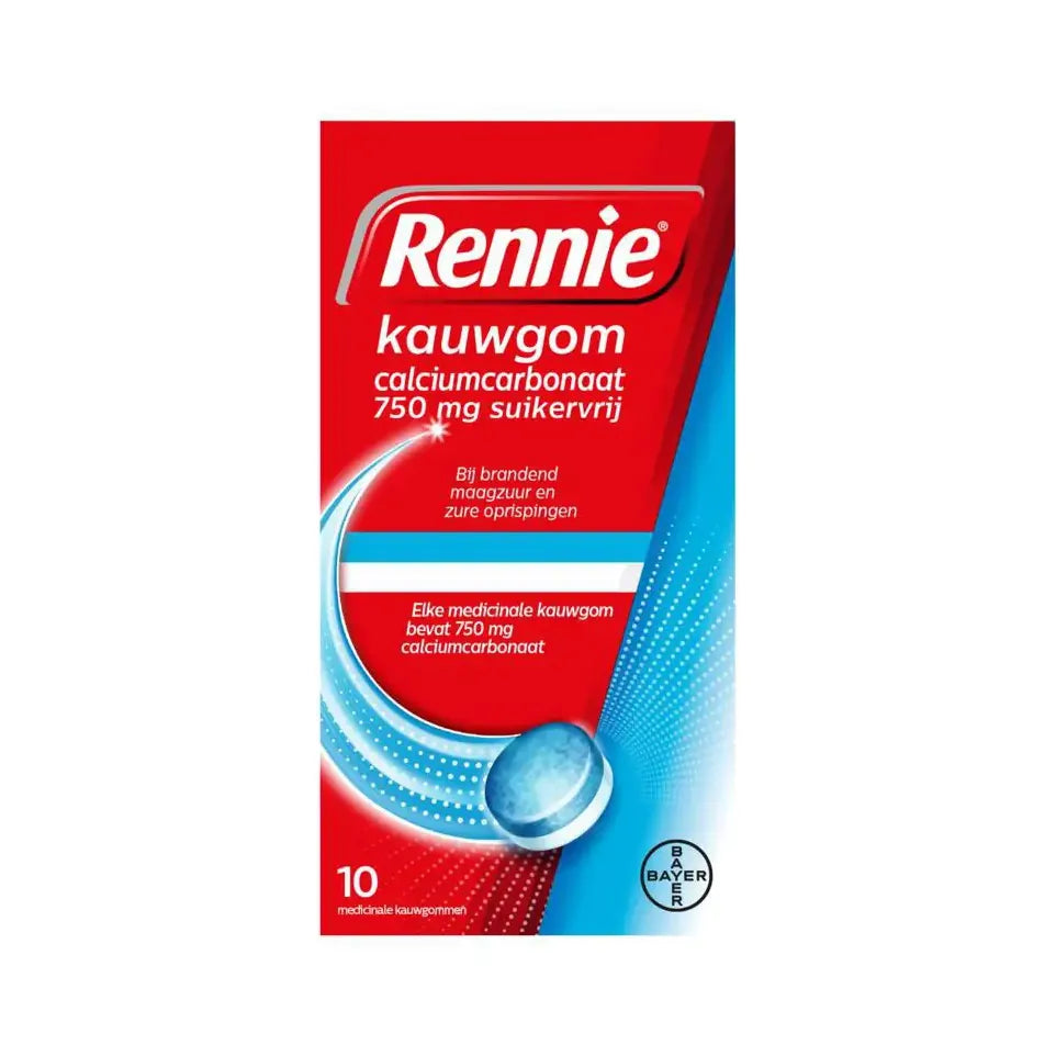 Rennie Kauwgom suikervrij 10 stuks