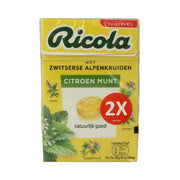 Ricola Citroen munt suikervrij duopak 100 gram