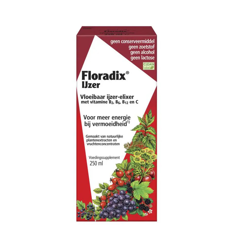 Floradix IJzer-elixer 250 ml (afbeelding 2)