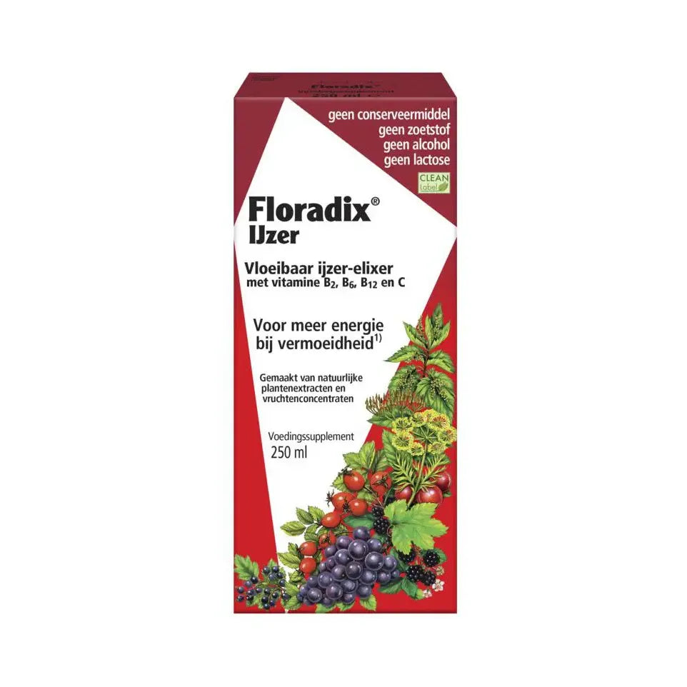 Floradix IJzer-elixer 250 ml (afbeelding 2)