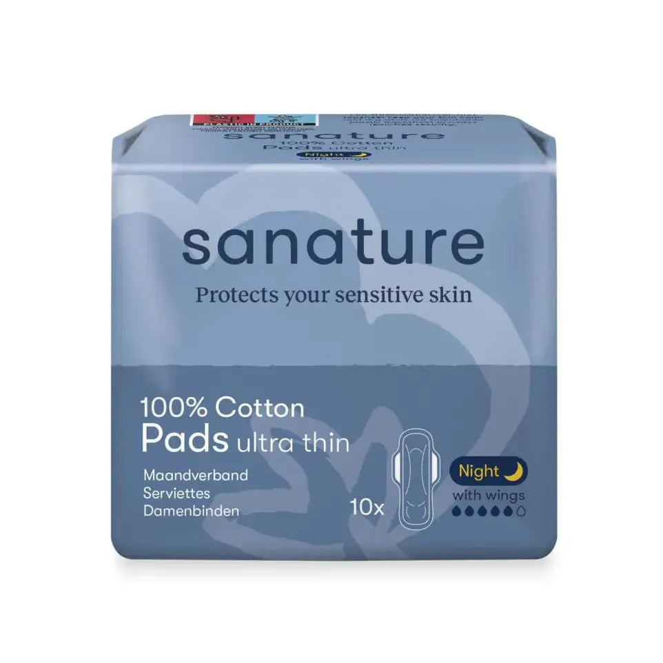 Sanature Maandverband ultra night 10 stuks