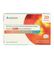 Sanias Acetylcysteine 600 mg 20 bruistabletten