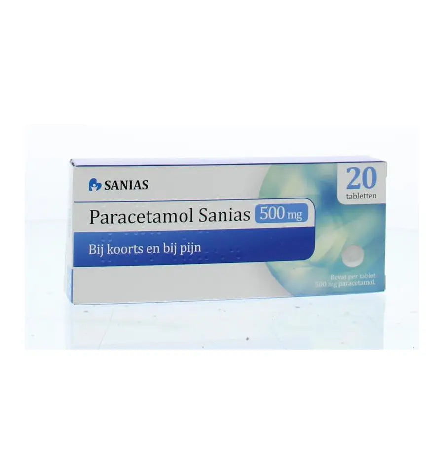 Sanias Paracetamol 500 mg 20 stuks
