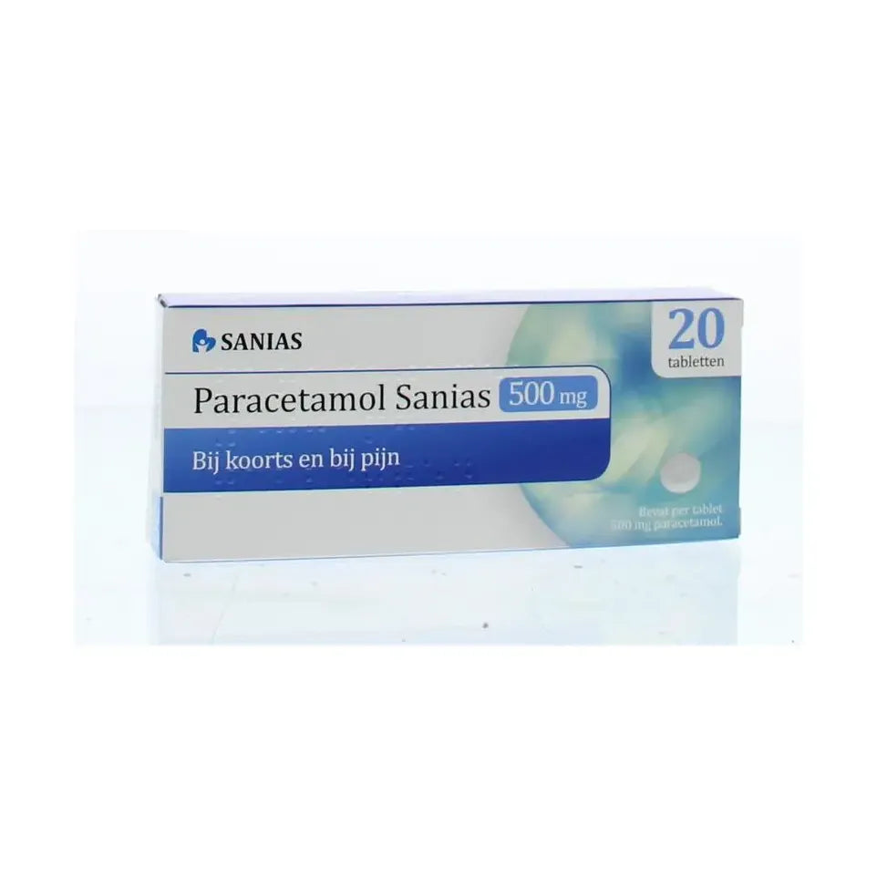 Sanias Paracetamol 500 mg 20 stuks