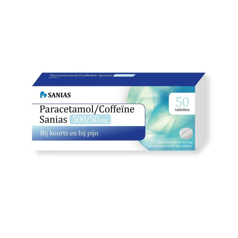 Sanias Paracetamol coffeine 500/50 mg 50 tabletten