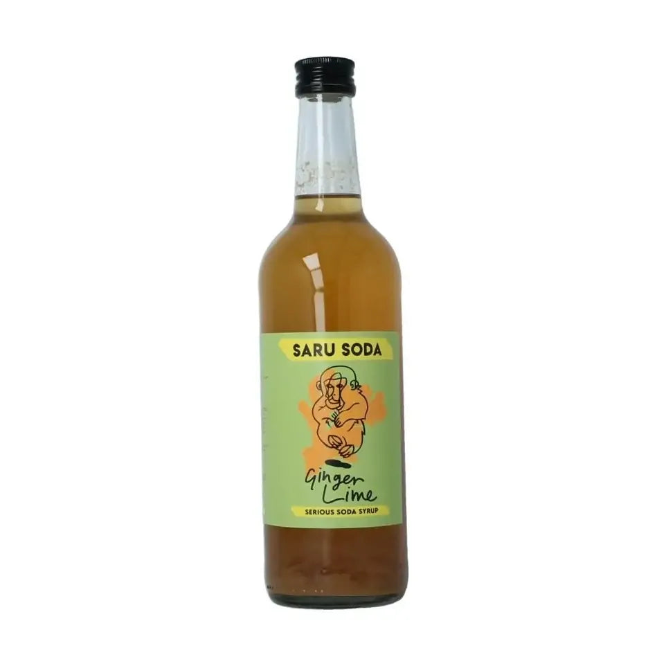 Saru Soda Siroop ginger lime biologisch demeter 500 ml