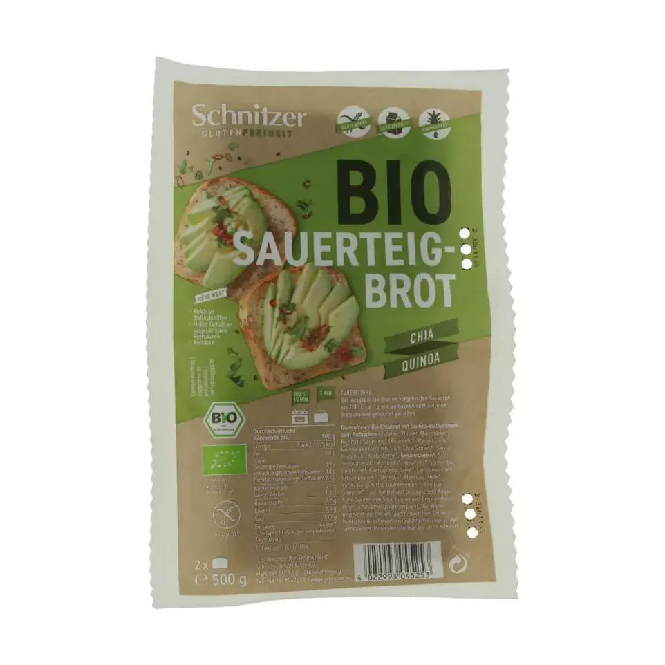 Schnitzer Brood chia & quinoa 500 gram