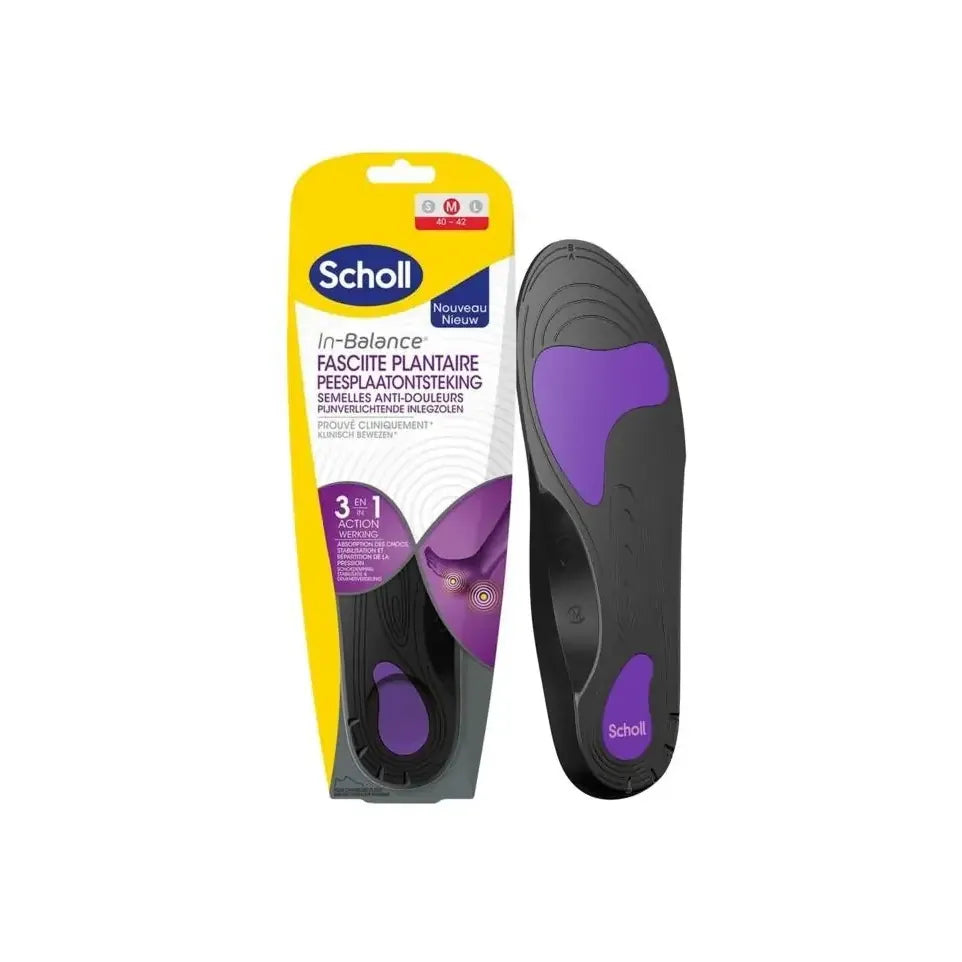 Scholl In balance inlegzolen peesplaatontsteking medium 1 paar