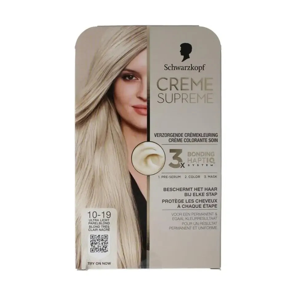 Schwarzkopf Creme supreme 10-19 licht blond