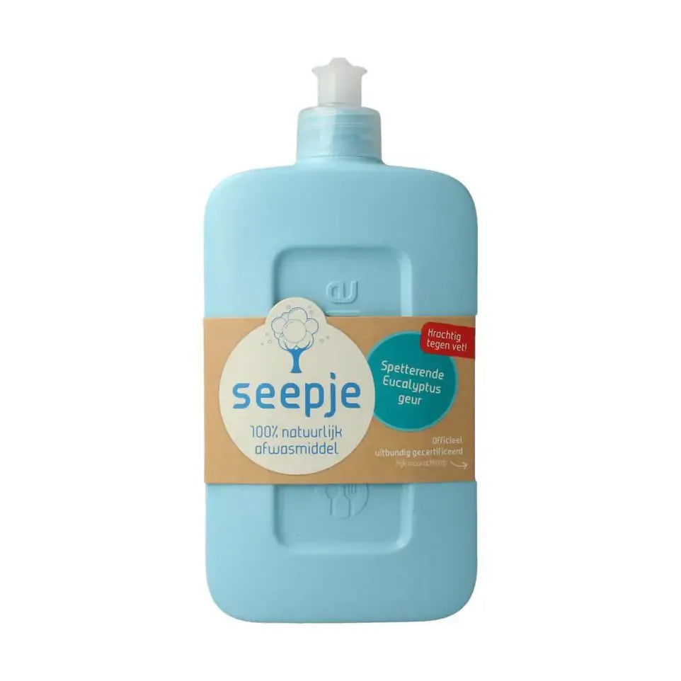 Seepje Afwasmiddel spetterende eucalyptus 500 ml