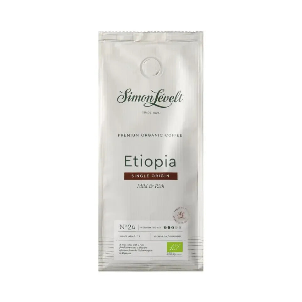 Simon Levelt Cafe organico Ethiopie 250 gram
