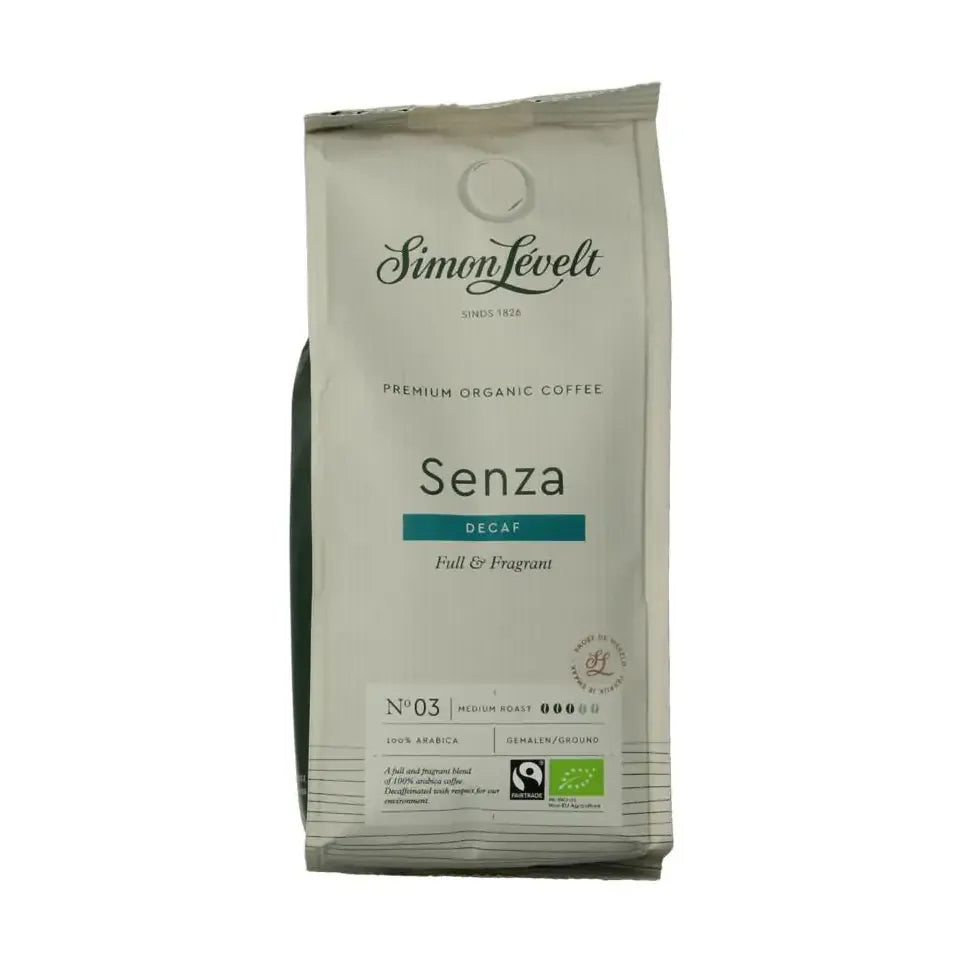 Simon Levelt Cafe organico senza decaf 250 gram