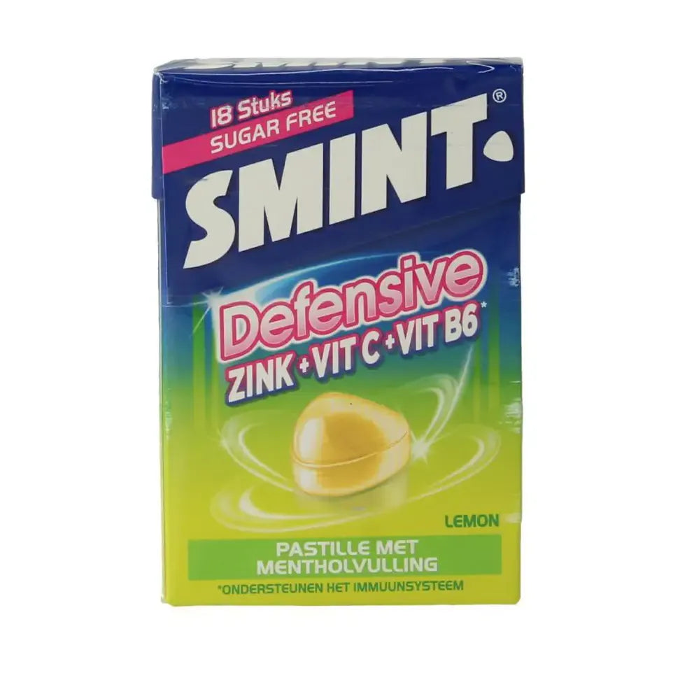 Smint Defensive lemon 18 stuks