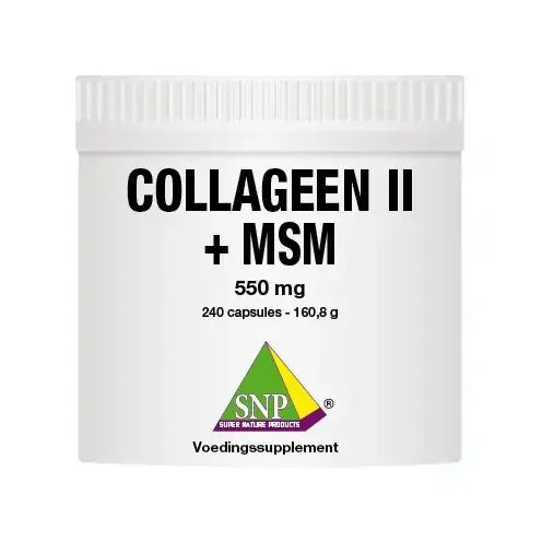 SNP Collageen II + MSM 240 capsules
