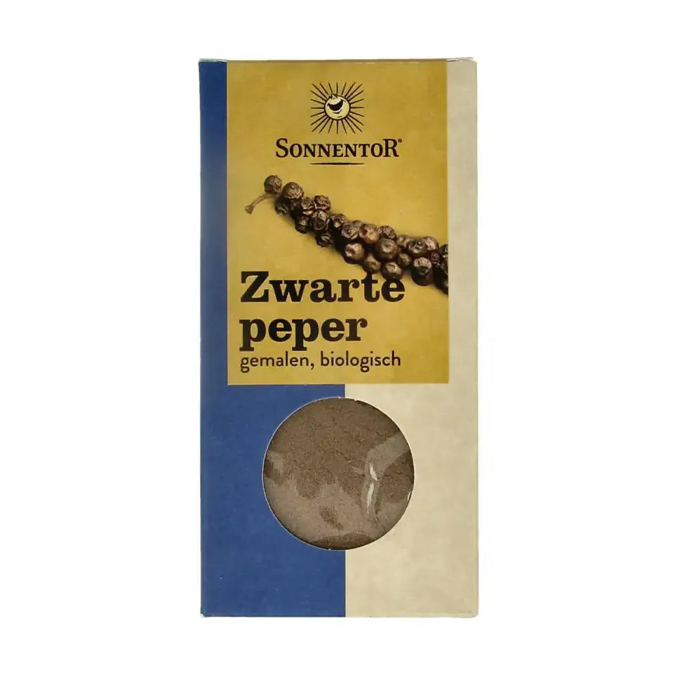 Sonnentor Peper zwart gemalen 50 gram