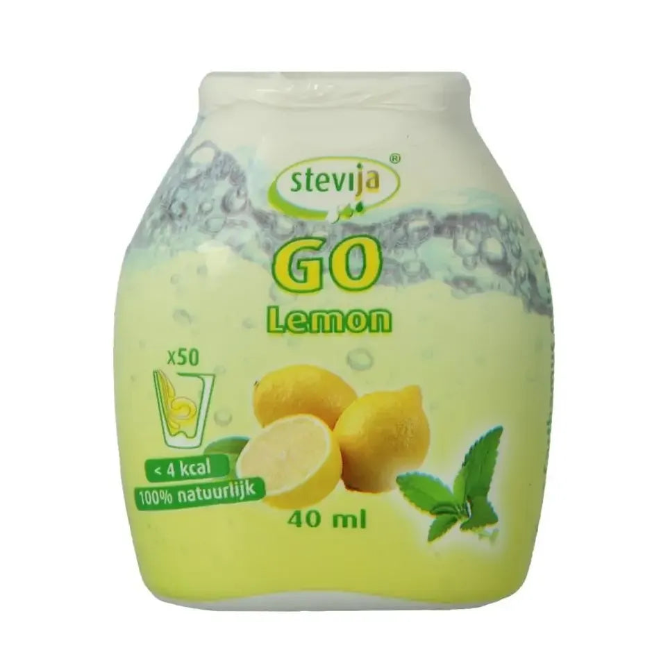 Stevija Stevia limonadesiroop go lemon 40 ml